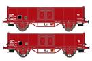 Exact-Train H0 SNCF Hochbordwagen-Set E, EUROP, Ep. IV, 2-tlg.