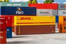 Faller H0 40'-Container, DHL/XTRA (Inhalt: je 1 Stk.)