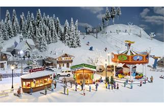 Faller H0 Aktions-Set Weihnachtsmarkt *werkseitig ausverkauft*