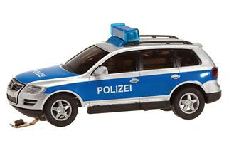 Faller H0 Car System Analog VW Touareg Polizei mit Blinkelektronik (Wiking)