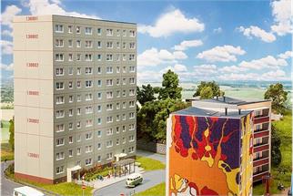 Faller H0 Plattenbau P2 Basispackung