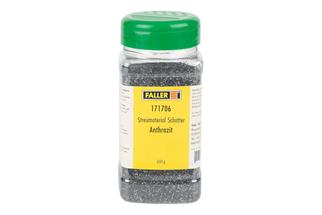 Faller H0/TT/N/Z Streumaterial Schotter, anthrazit (Inhalt: 600 g)