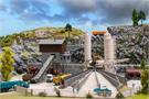 Faller N Betonmischwerk mit Kies-Verladesilo