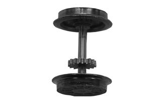 Fleischmann H0 (ET) DC-Radsatz vorne, mit Zahnrad