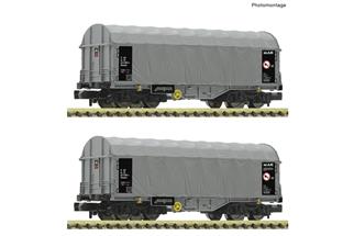 Fleischmann N CD Schiebeplanenwagen-Set Shimmns, Ep. VI, 2-tlg.