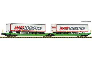 Fleischmann N CFL Cargo Doppel-Taschenwagen Sdggmrs/T3000e, Mars Logistics, Ep. VI