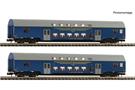 Fleischmann N CSD 2-tlg. Set: Doppelstockwagen