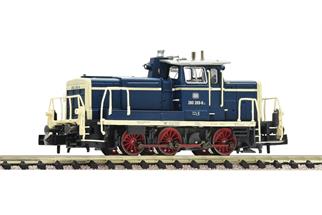 Fleischmann N DB Diesellok BR 260, blau/beige, Ep. IV