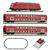Fleischmann N (DC) DB AG Analog Start Set: Diesellokomotive BR 245 mit Personenzug, DB AG