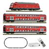 Fleischmann N (Digital) DB AG Startset BR 245 mit Personenzug, Ep. VI