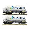 Fleischmann N Holcim Silowagen-Set Uacns, neues Logo, Ep. VI, 2-tlg. *werkseitig ausverkauft*