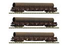 Fleischmann N ÖBB Güterwagen-Set 1 Stahlzug, Ep. IV, 3-tlg.