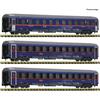 Fleischmann N ÖBB Reisezugwagen-Set Eurofima, Nightjet, Ep. VI, 3-tlg.