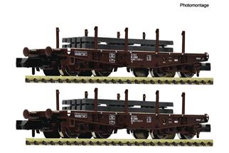 Fleischmann N ÖBB Schwerlastflachwagen-Set S, Ep. IV, 2-tlg.
