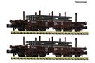 Fleischmann N ÖBB Schwerlastflachwagen-Set S, Ep. IV, 2-tlg.