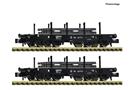 Fleischmann N ÖBB Schwerlastflachwagen-Set Ssy, Ep. III, 2-tlg.