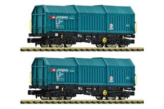 Fleischmann N SBB Teleskophaubenwagen-Set Shimmns, Ep. V, 2-tlg. *werkseitig ausverkauft*