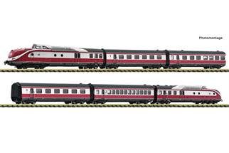 Fleischmann N (Sound) DR Dieseltriebzug-Grundset VT 601 Max Liebermann, Ep. IV, 6-tlg.