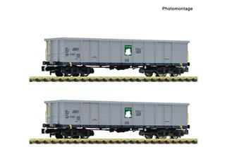Fleischmann N TANKWAGON Hochbordwagen-Set Eanos, Ep. VI, 2-tlg.
