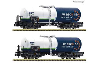 Fleischmann N Wascosa Kesselwagen-Set, OMV, Ep. VI, 2-tlg.