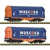 Fleischmann N Wascosa Schiebeplanenwagen-Set Shimmns, Ep. VI, 2-tlg.