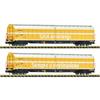 Fleischmann N Wascosa Schiebewandwagen-Set Habbiillnss, Post CH AG, Ep. VI, 2-tlg.