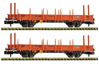 Fleischmann N Wascosa Schwenkrungenwagen-Set Ks, Ep. VI, 2-tlg. *werkseitig ausverkauft*