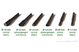 Fohrmann Ersatzspindelspitze, Durchmesser 1.1 mm, konischer Ansatz