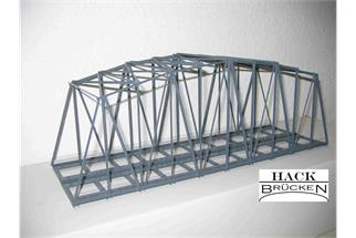 Hack H0 B42-2 hohe Bogenbrücke, 40 x 13.5 x 14.5 cm, 2-gleisig, 64 mm Gleisabstand