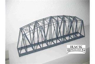 Hack H0 B42 hohe Bogenbrücke, 40 x 7 x 14.5 cm