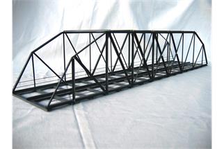 Hack H0 BK50-2 Bogen-Kastenbrücke, 50 x 10.8 x 9.8 cm, 2-gleisig, 50 mm Gleisabstand