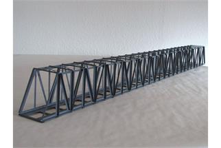 Hack H0 K117 Kastenbrücke schräg, 107 x 7.5 x 10 cm, massive Streben