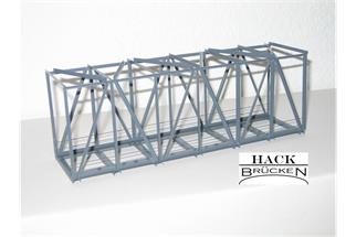Hack H0 K21Rg Kastenbrücke gerade, 21 x 5.5 x 7.5 cm, grün