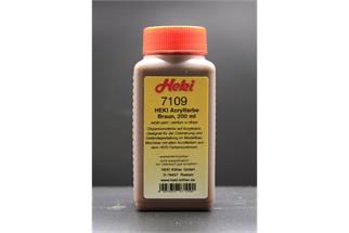 Heki Acrylfarbe Braun, 200 ml