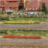 Heki Grasstreifen gelb/rot 5-6 mm, 10 cm (Inhalt: 10 Stk.)