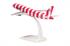 Herpa 1:200 Condor Airbus A320, FlyPink Plane, D-AICS | Bild 4