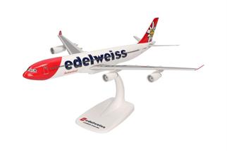 Herpa 1:200 Edelweiss Airbus A340-300, HB-JMC Flumserberg