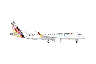 Herpa 1:200 German Airways Embraer E190, new 2025 colors, D-AJHW