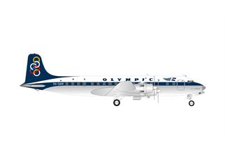 Herpa 1:200 Olympic Airways Douglas DC-6(B), SX-DAM Isle ov Lesvos