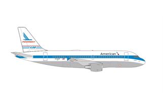 Herpa 1:500 American Airlines Airbus A319, Piedmont Heritage, N7449 Piedmont Pacemaker