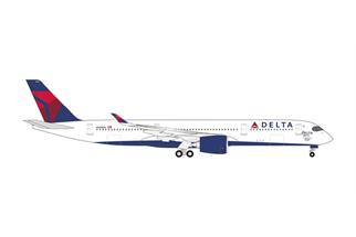 Herpa 1:500 Delta Airlines Airbus A350-900, The Delta Spirit, N502DN