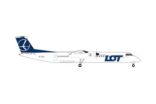 Herpa 1:500 LOT Polish Airlines Bombardier Q400, SP-EQF