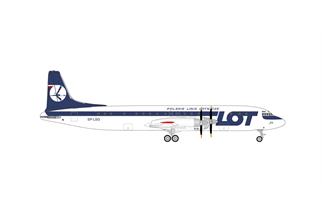 Herpa 1:500 LOT Polish Airlines Ilyushin IL-18, late colors, SP-LSG