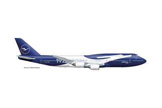 Herpa 1:500 Lufthansa Boeing 747-8 Intercontinental, 100 Jahre, D-ABYN Niedersachsen