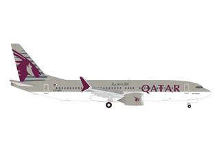 Herpa 1:500 Qatar Airways Boeing 737 Max 8, A7-BSC