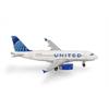 Herpa 1:500 United Airlines Airbus A319, N877UA