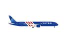 Herpa 1:500 United Airlines Boeing 787-10 Dreamliner, America 250, N91007