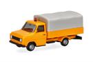 Herpa Basic H0 Ford Transit Pritsche/Plane, kommunalorange