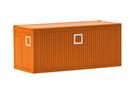 Herpa H0 20'-Baucontainer, kommunalorange (Inhalt: 2 Stk.)