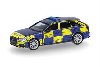 Herpa H0 Audi A6 Avant, West Midlands Police